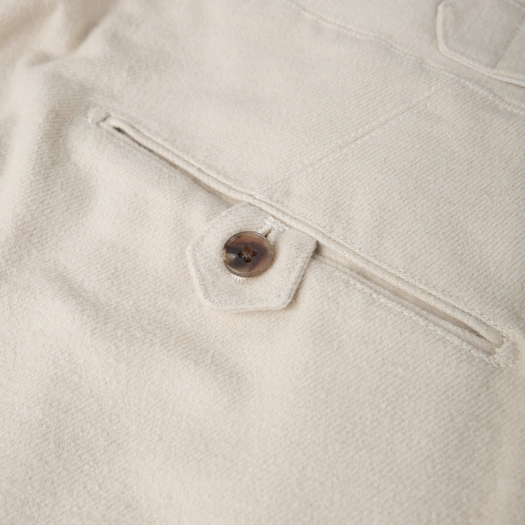 old joe brand | double-pleated smarty trouser - bone - Bild 5