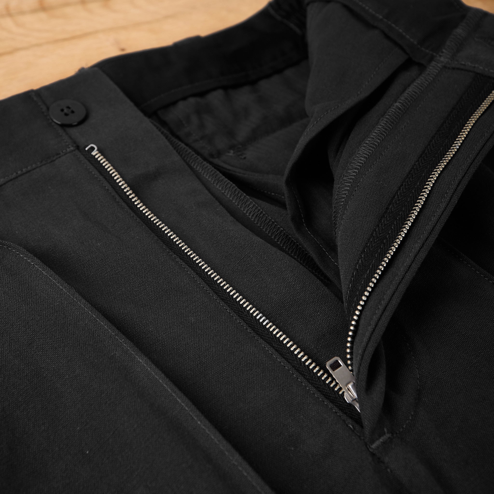 old joe brand | front tuck army trouser - black – stuf|f-official