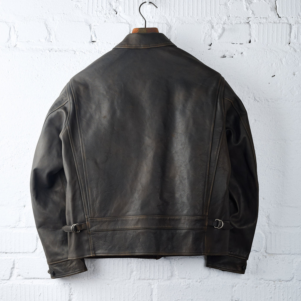 old joe brand | patina horse-hide hendrick jacket - patina brown - Bild 3