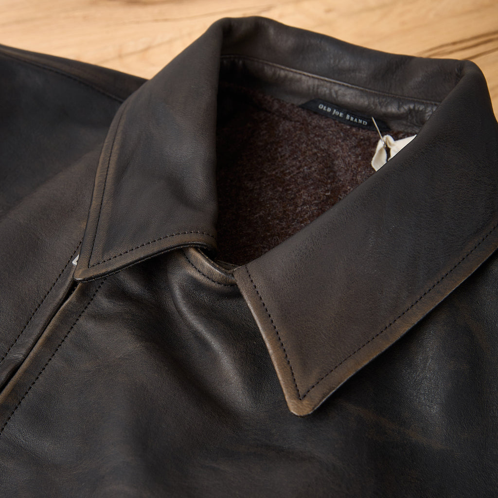 old joe brand | patina horse-hide hendrick jacket - patina brown - Bild 4