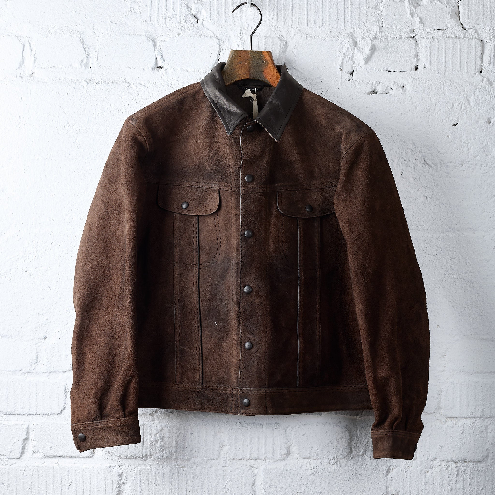 old joe brand | patina horse-hide roper jacket 261oj-jk17 - ebony 