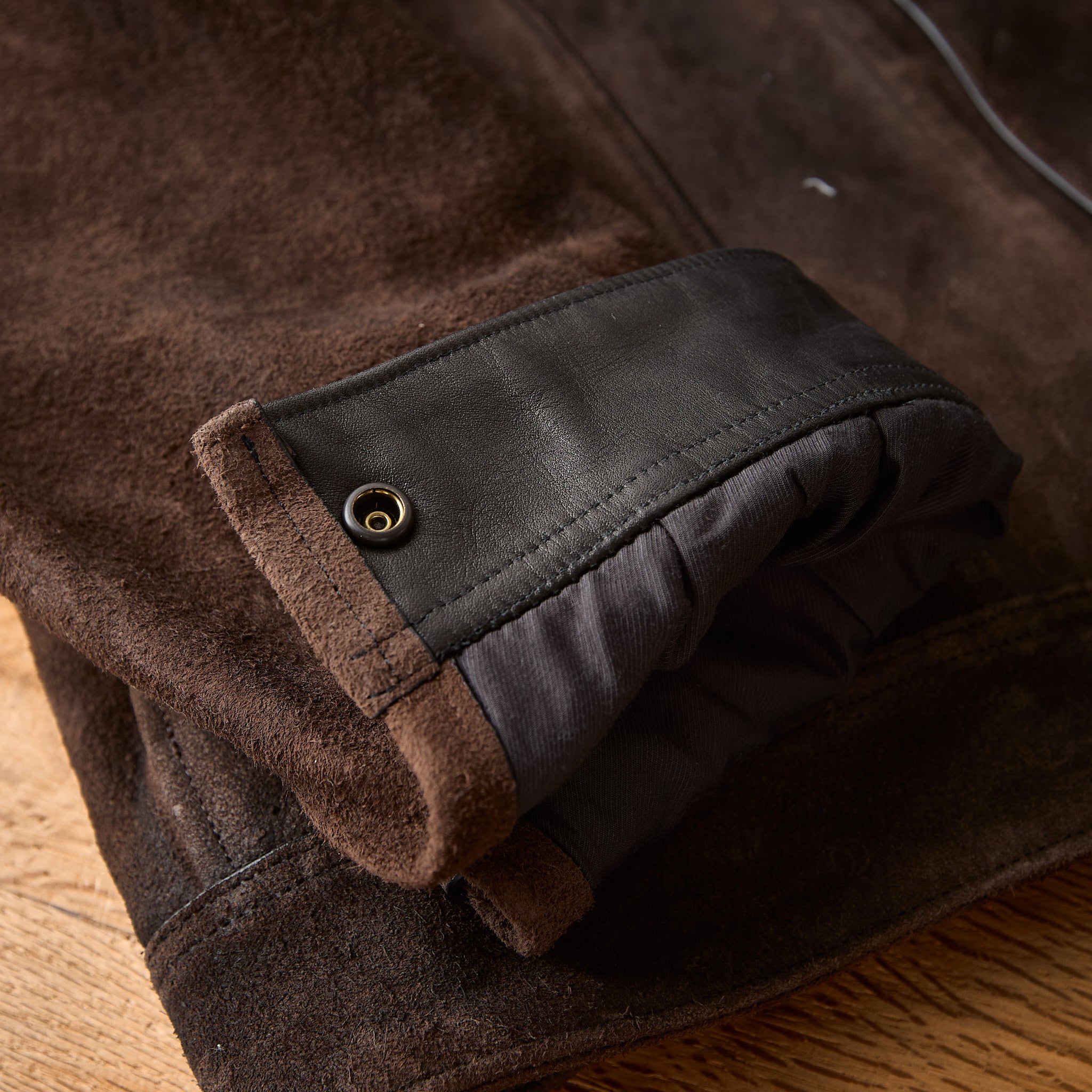old joe brand | patina horse-hide roper jacket 261oj-jk17 - ebony sued ...