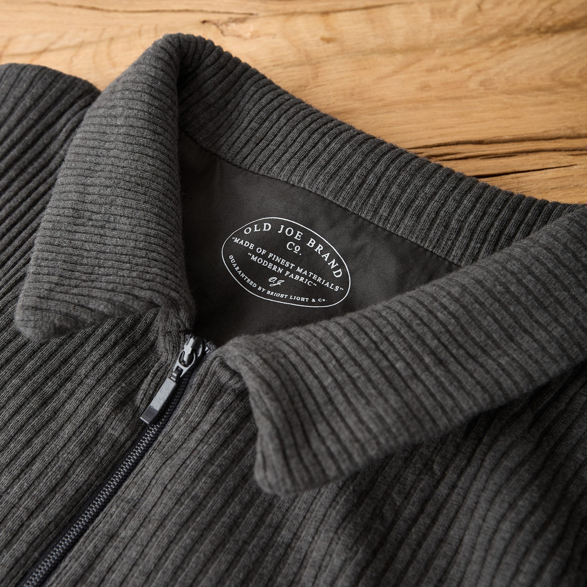 old joe brand | quater zip cotton yak ribed shirts 261oj-ct03