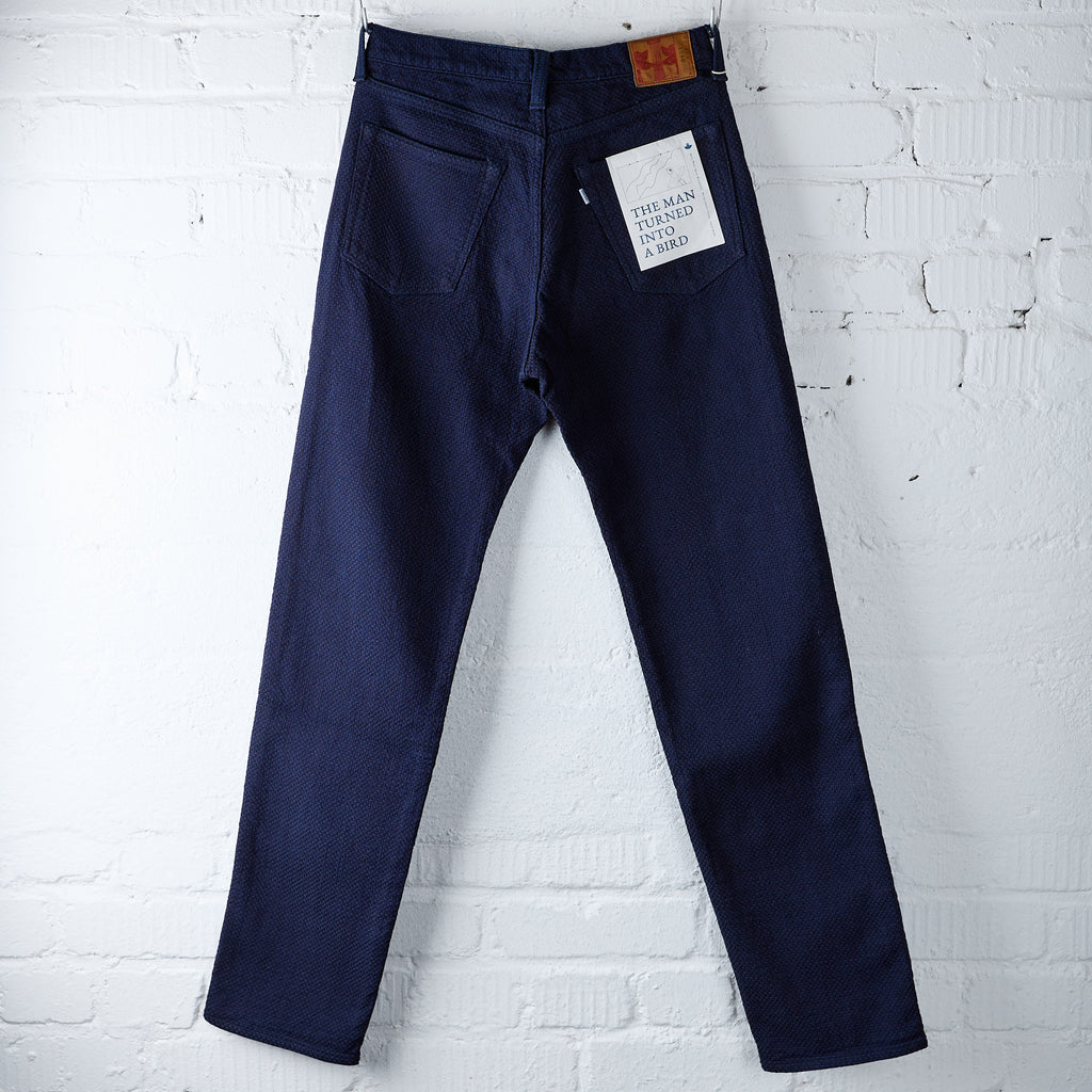 omoto denim | 0621 15oz ori-sashi sashiko relax fit - Bild 2
