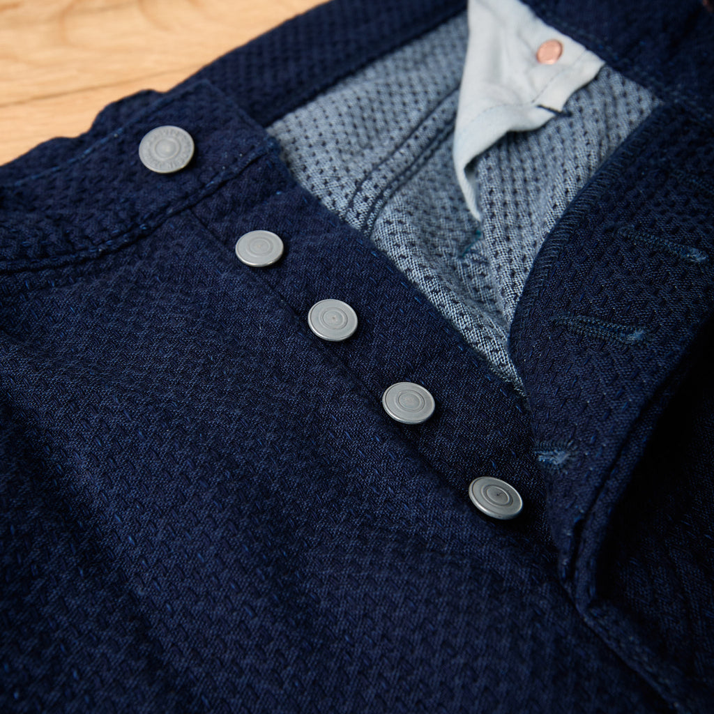 omoto denim | 0621 15oz ori-sashi sashiko relax fit - Bild 3