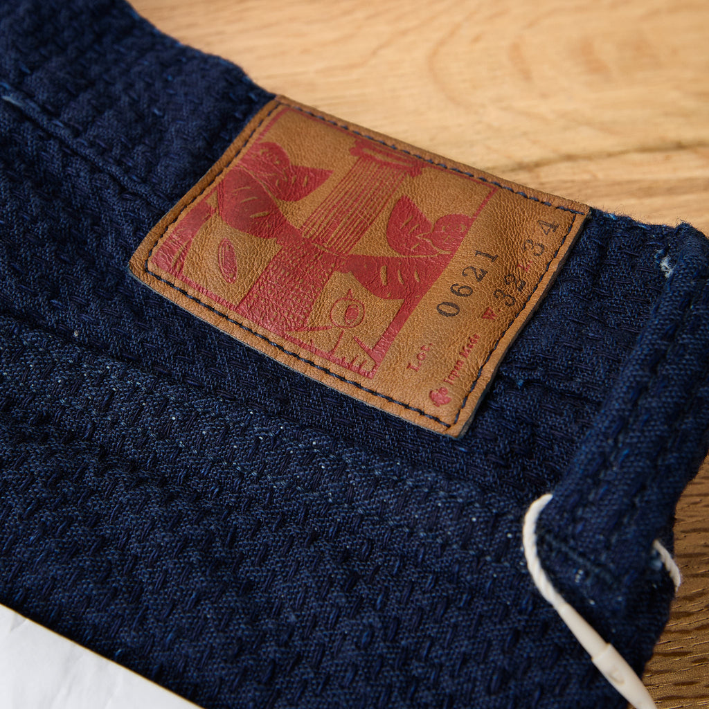 omoto denim | 0621 15oz ori-sashi sashiko relax fit - Bild 5