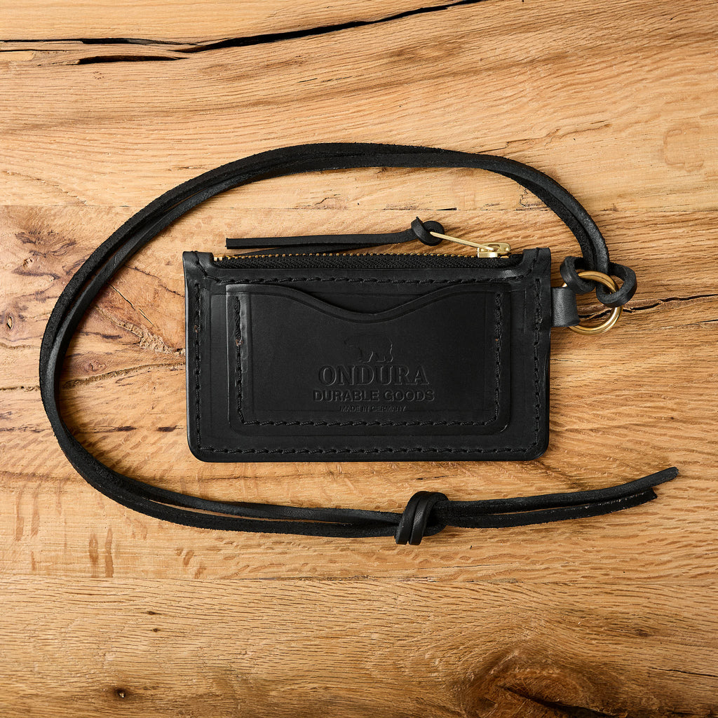 ondura durable goods | mini biker wallet - black