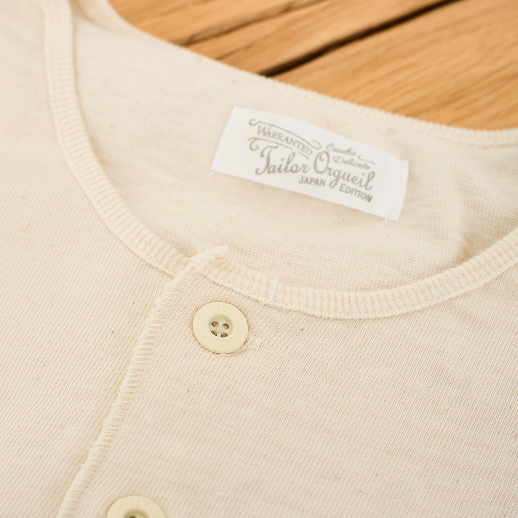 orgueil | or-9069 henry rib t-shirt - off white - Bild 3