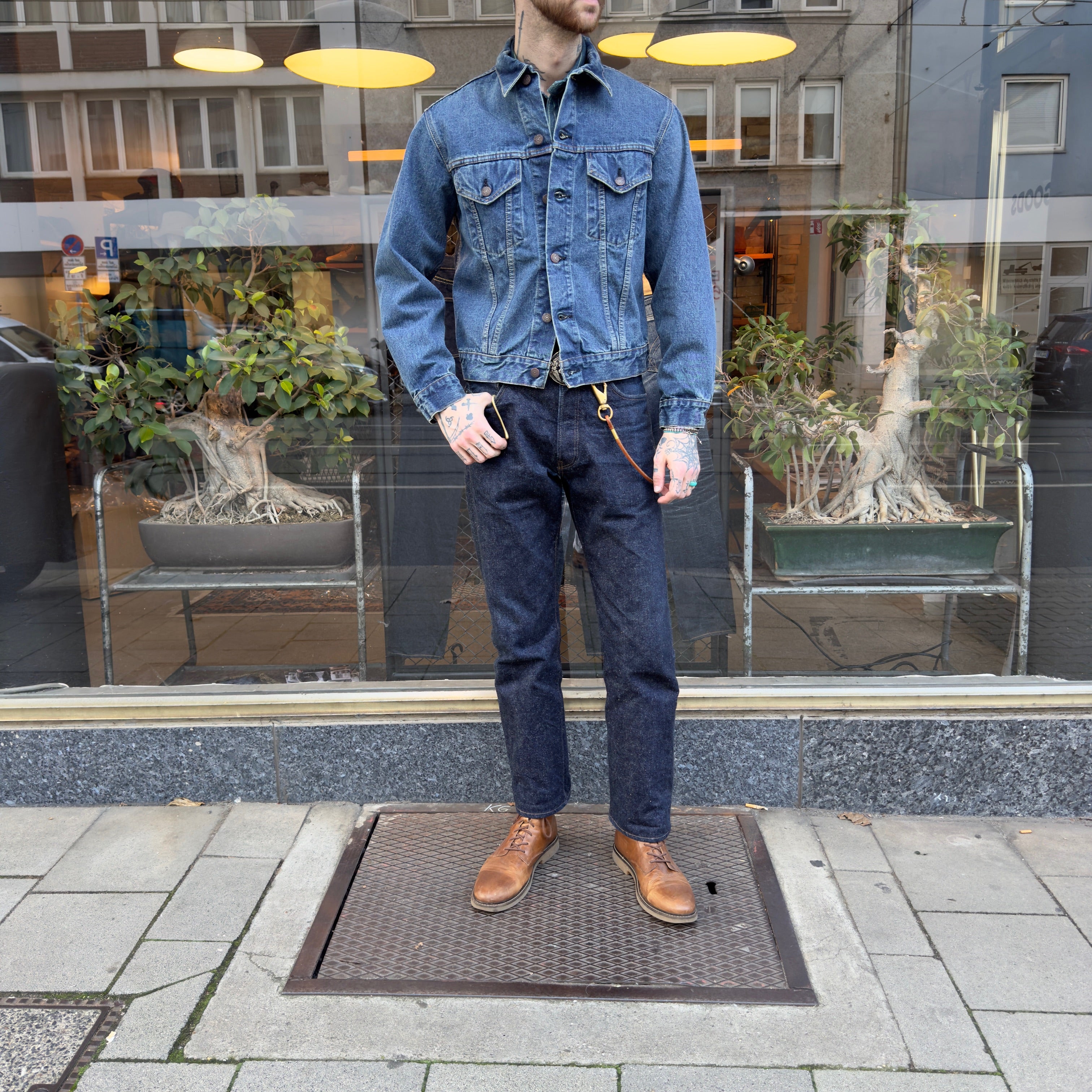 orslow 60s type denim jacket used indigo