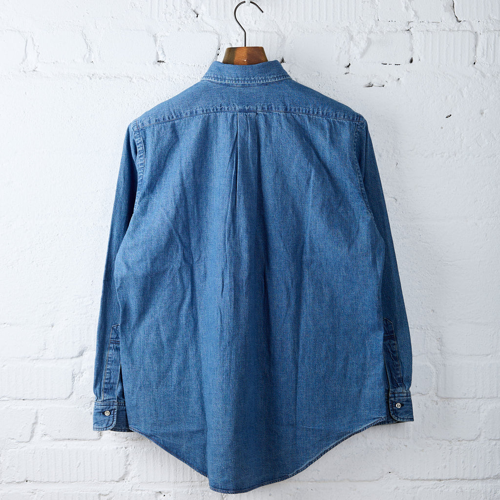 orslow | button down denim shirt denim used - Bild 2