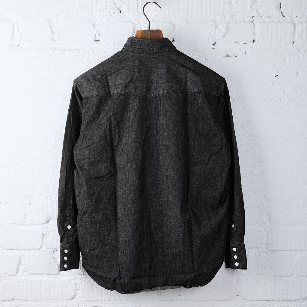 orslow | denim western shirt - black - Bild 2