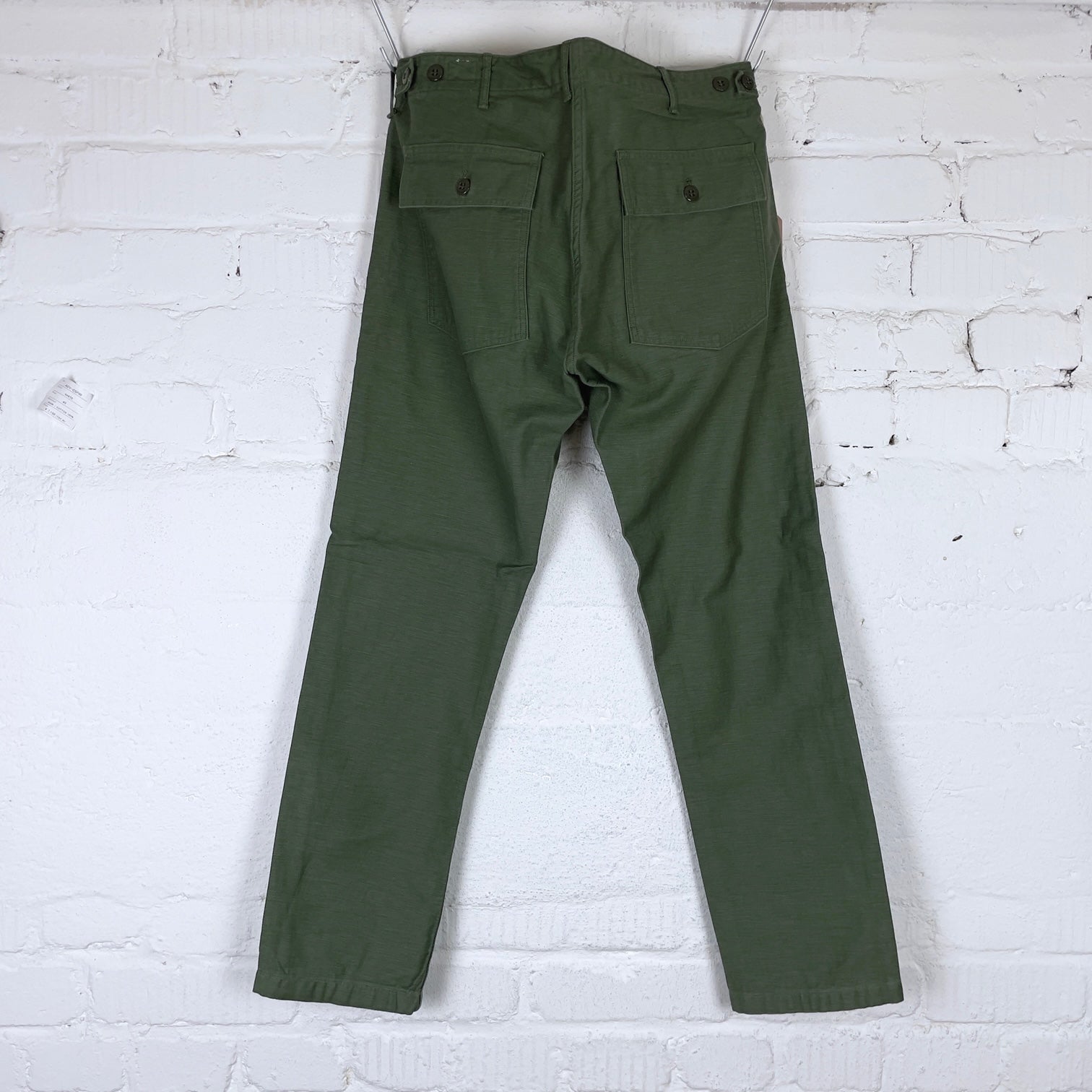 orslow | slim fit us army fatigue pants green