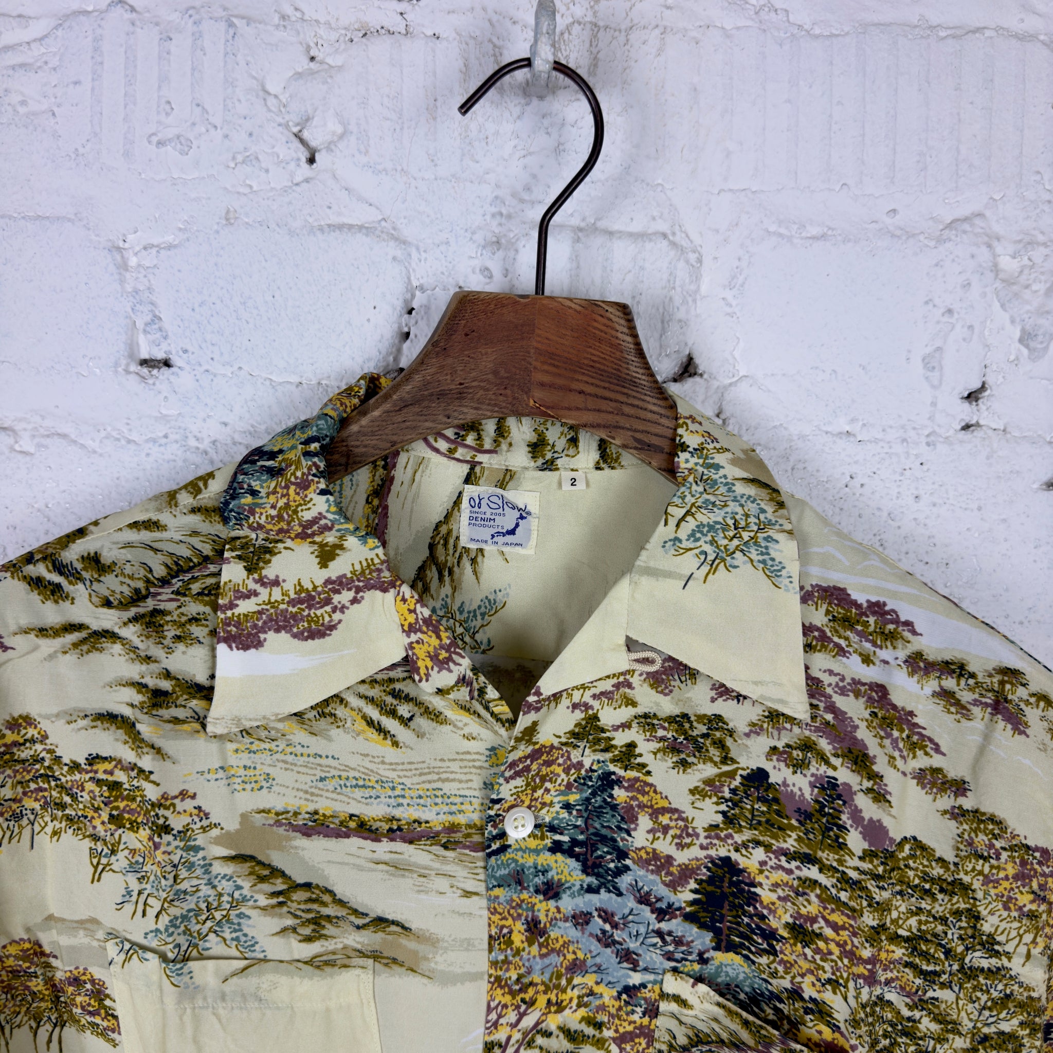 【新品】オアスロウ orSlow HAWAIIAN SHIRT サイズ2 orslow | hawaiian shirt yellow – stuf|f-official