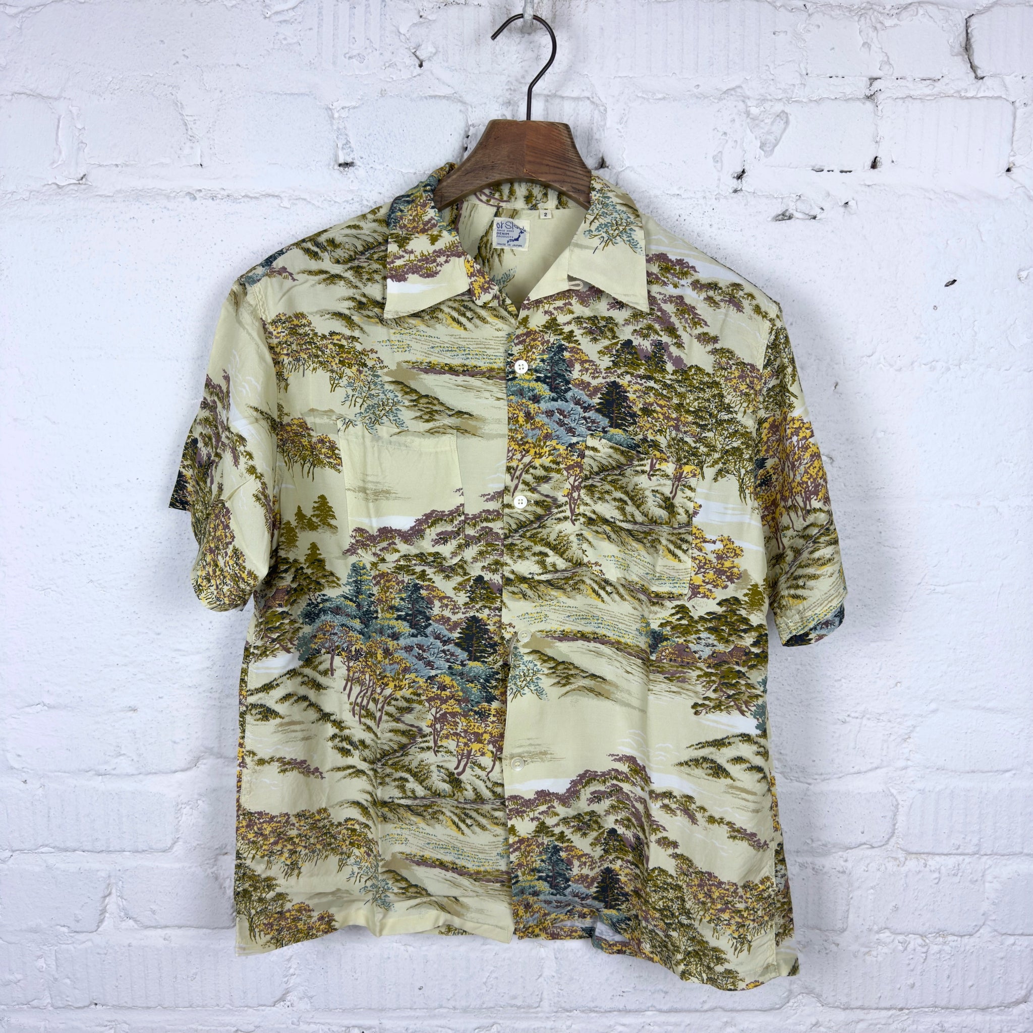 orslow | hawaiian shirt yellow – stuf|f-official