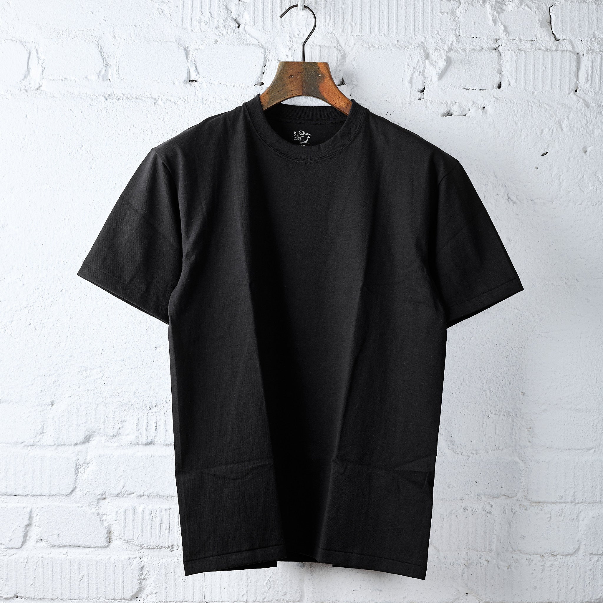 orslow | just t-shirt black – stuf|f-official