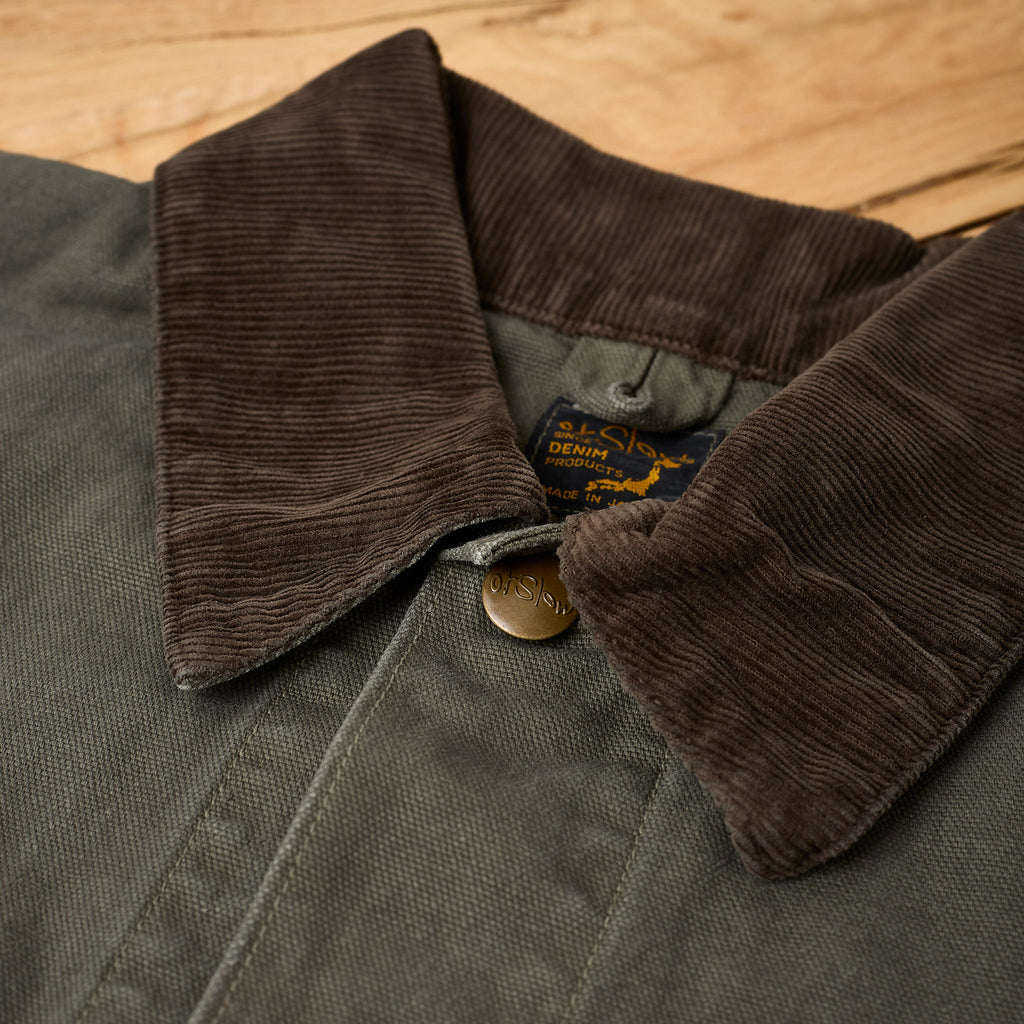 orslow | relax fit coverall - army green - Bild 4