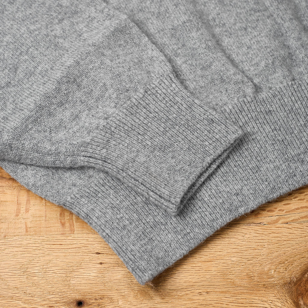 orslow | simple crewneck wool sweater - light gray - Bild 5