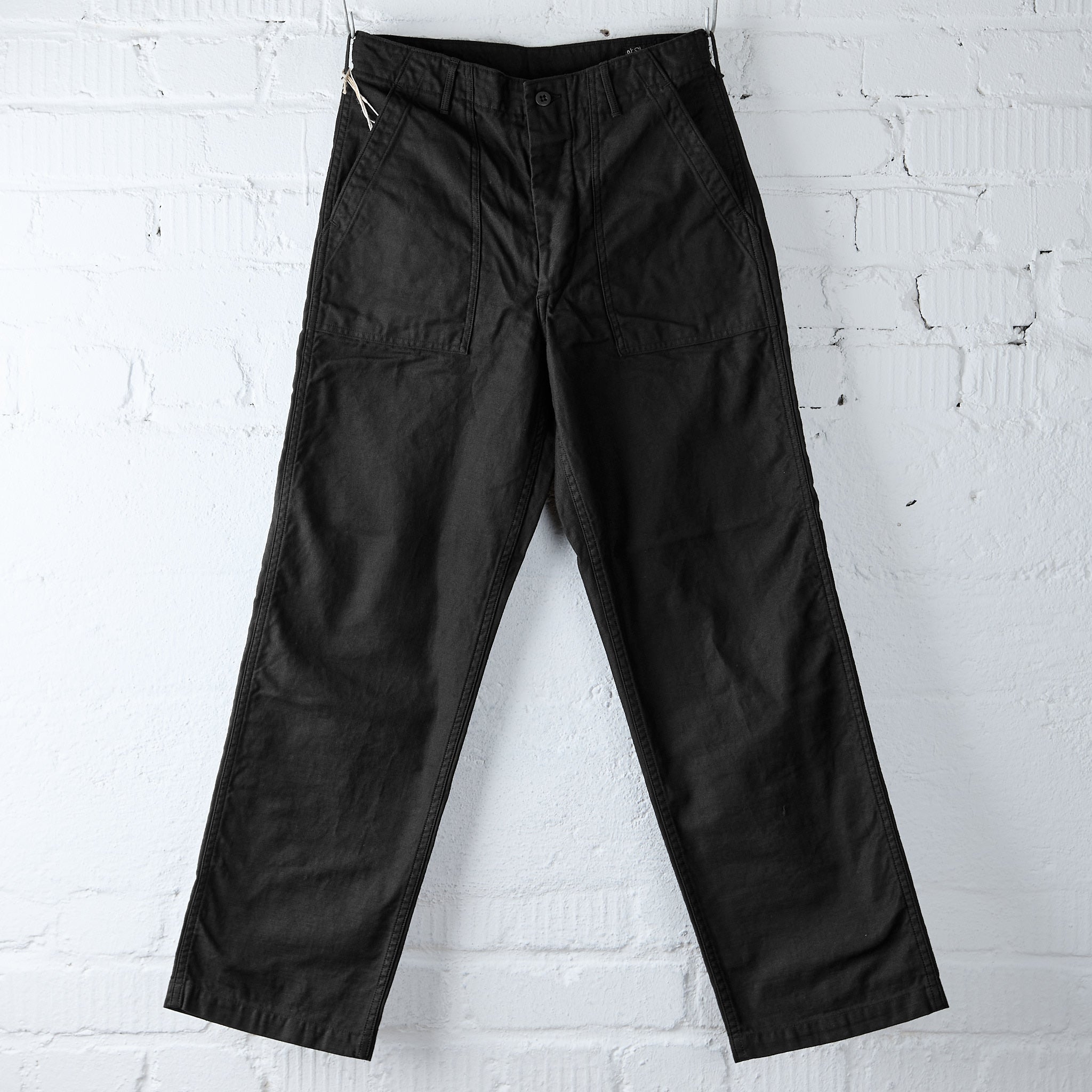 orslow | us army fatigue pants regular deep black – stuf|f-official