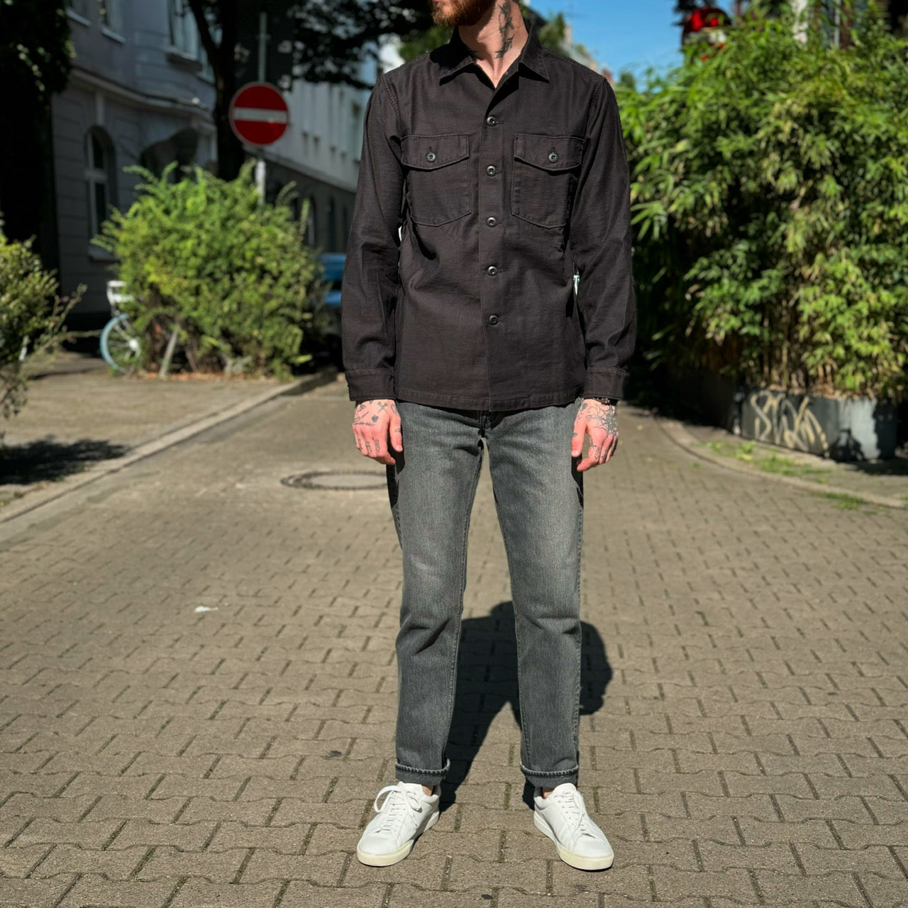orslow | us army shirt black – stuf|f-official
