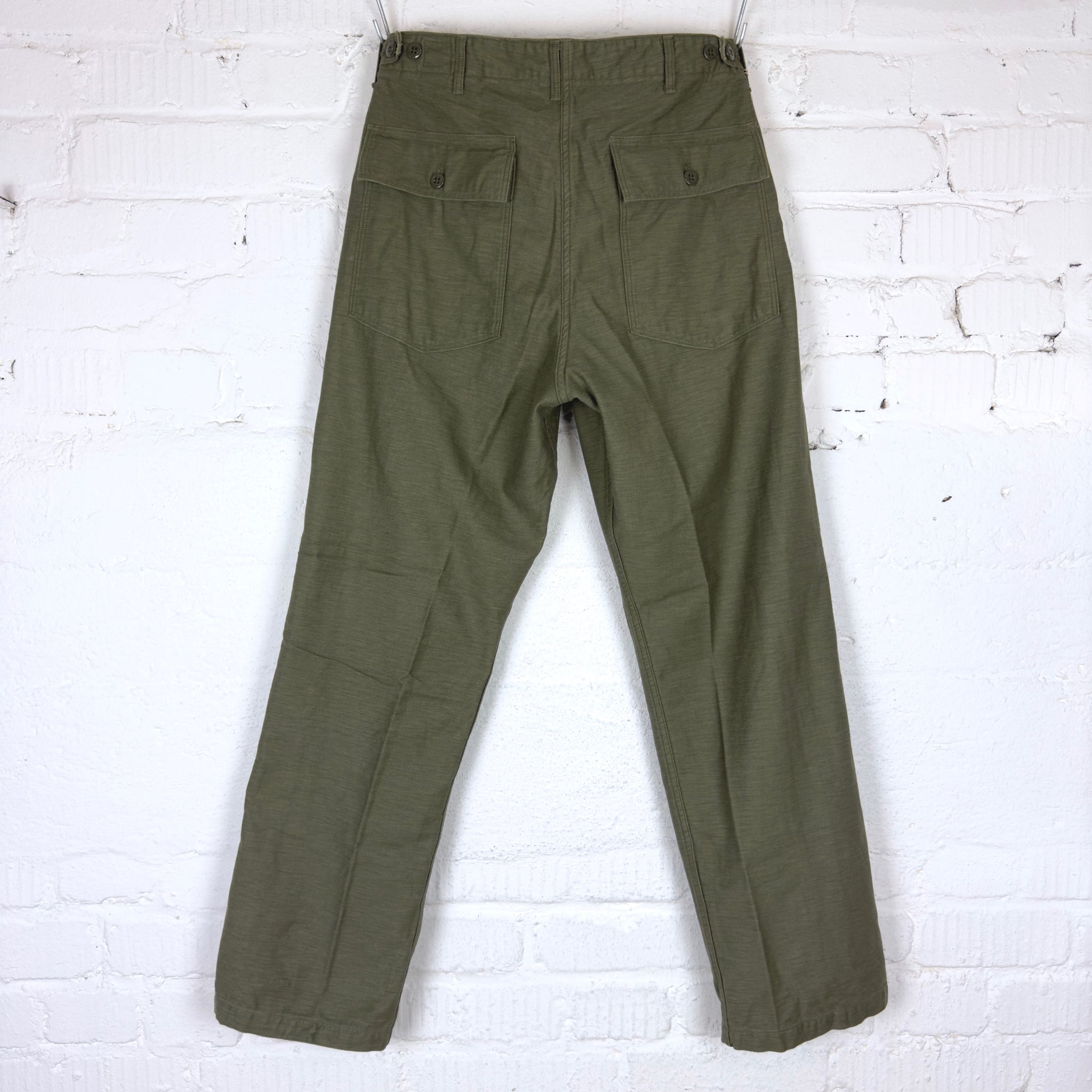 orslow | vintage fit fatigue pants dark olive – stuf|f-official
