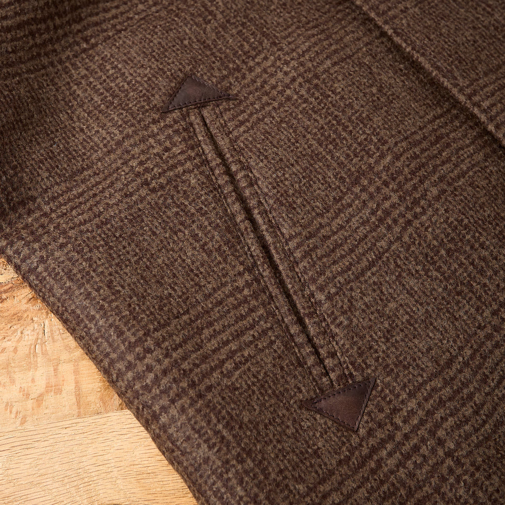 outclass | bouclé mac coat - brown - Bild 6