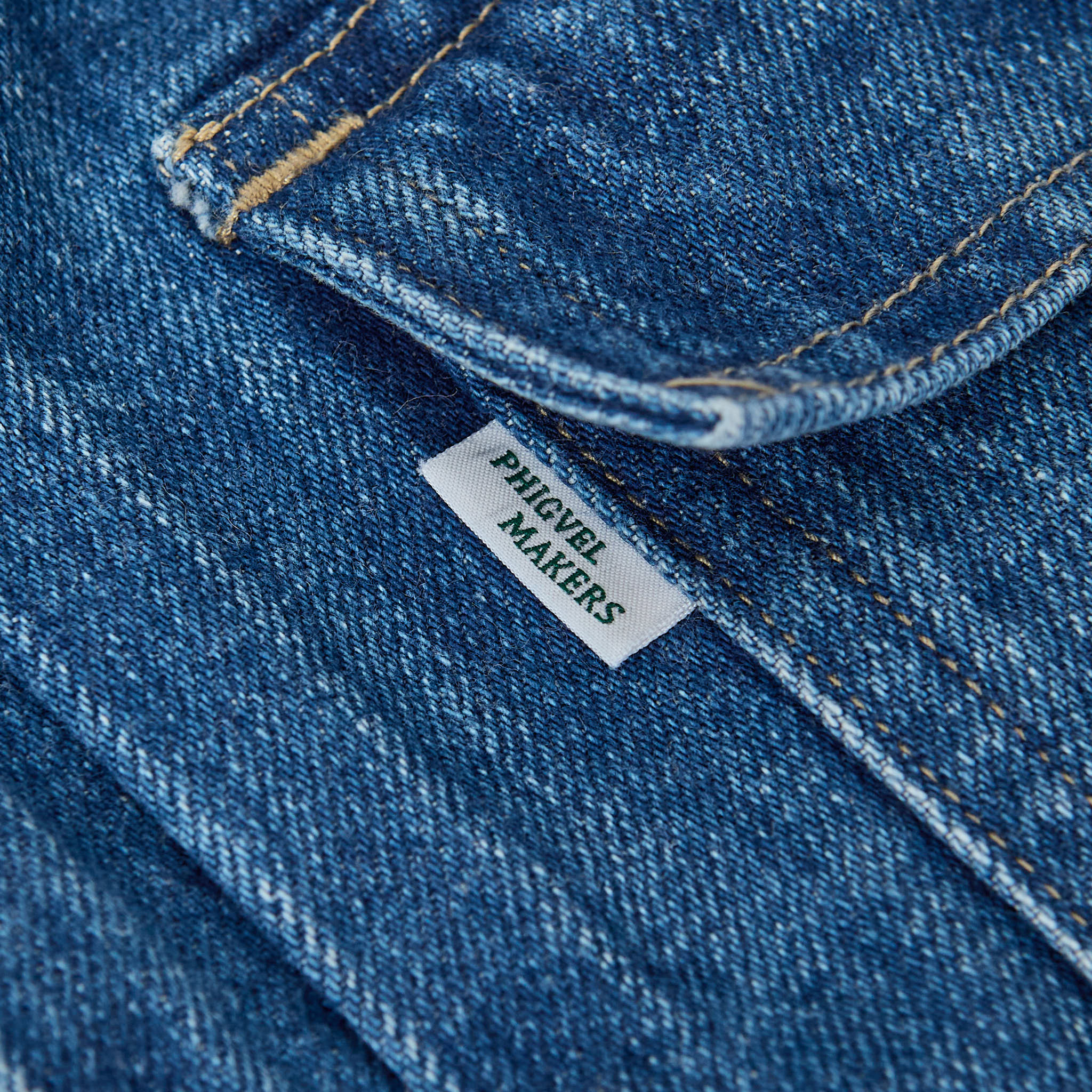 phigvel makers co. | classic faded jean jacket - indigo