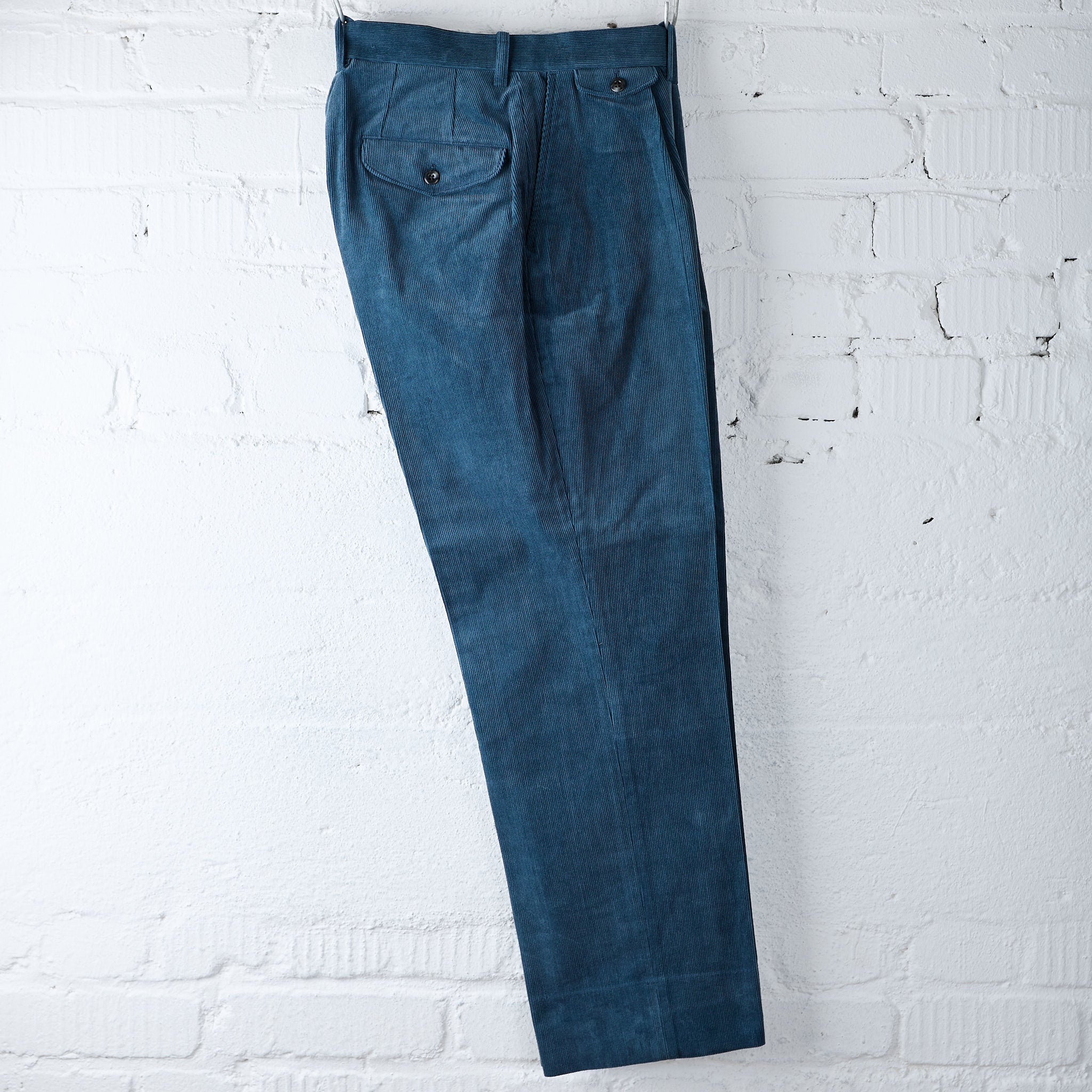 phigvel makers co. | corduroy goodman's trousers cerulean – stuf|f