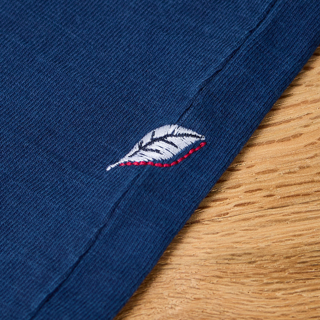 pure blue japan | ss-slb-5011-id slub jersey tee - indigo - Bild 4