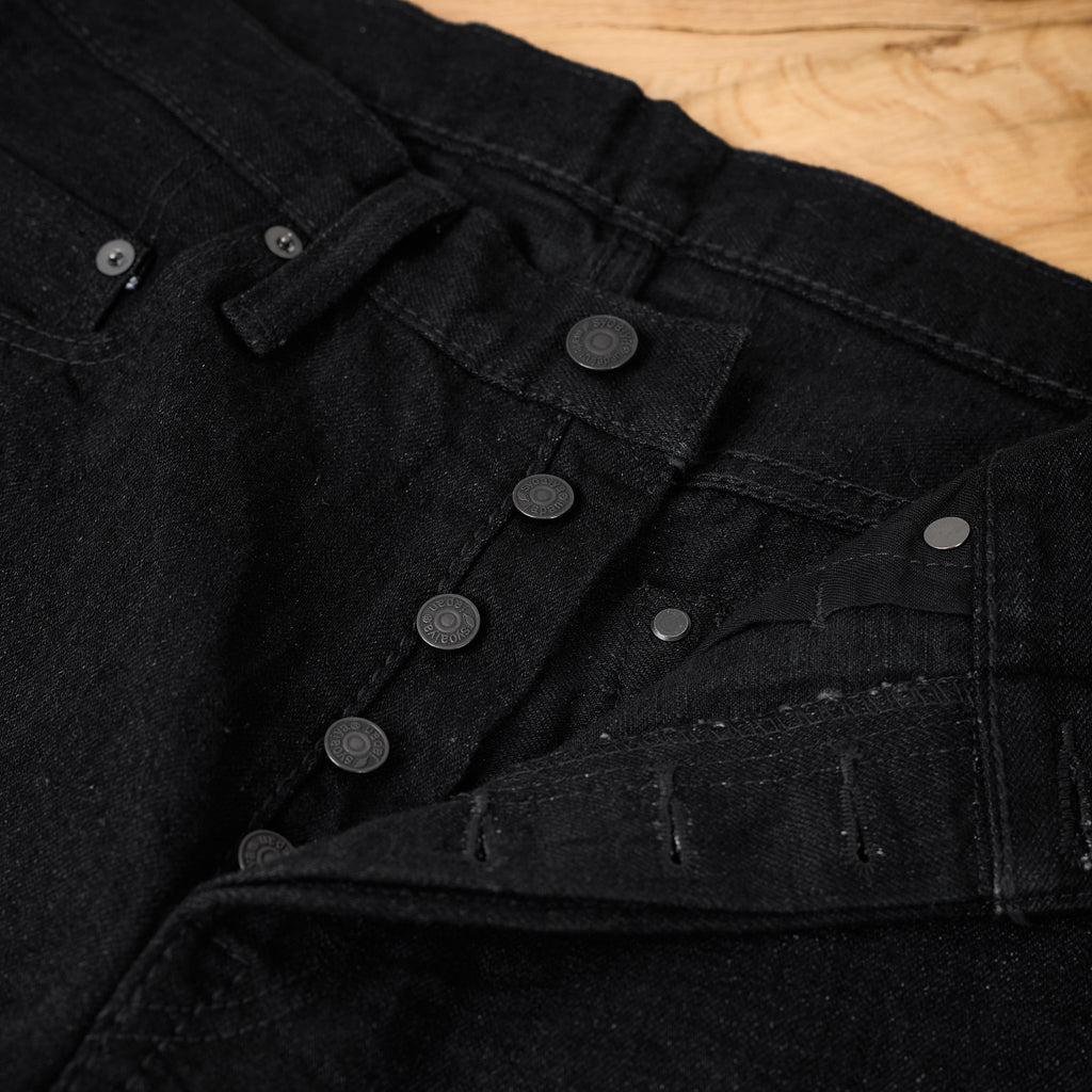 pure blue japan | xx-003 regular straight jean 14oz double black - Bild 5