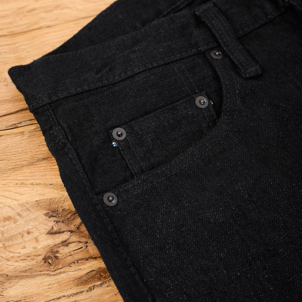 pure blue japan | xx-003 regular straight jean 14oz double black - Bild 6