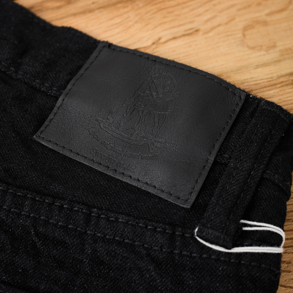 pure blue japan | xx-003 regular straight jean 14oz double black - Bild 7