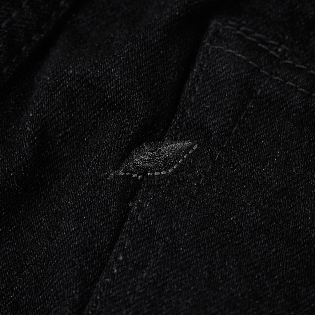 pure blue japan | xx-003 regular straight jean 14oz double black - Bild 8