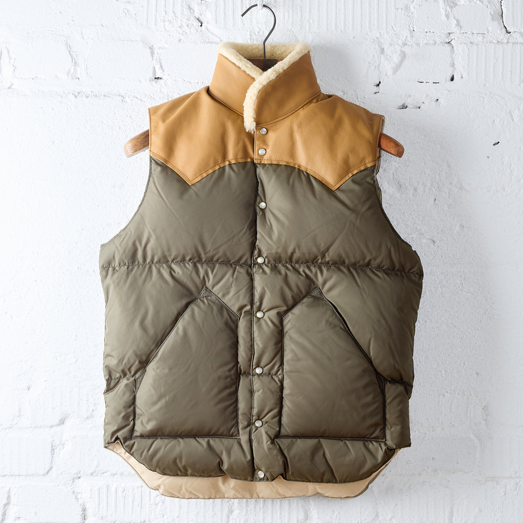 rocky mountain featherbed | christy vest olive