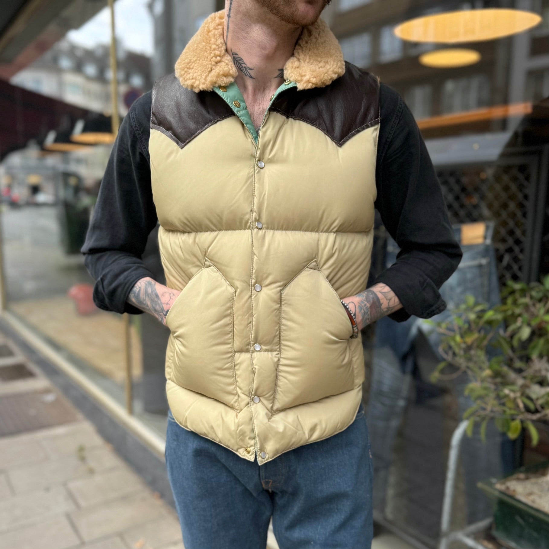 rocky mountain featherbed | christy vest tan – stuf|f-official