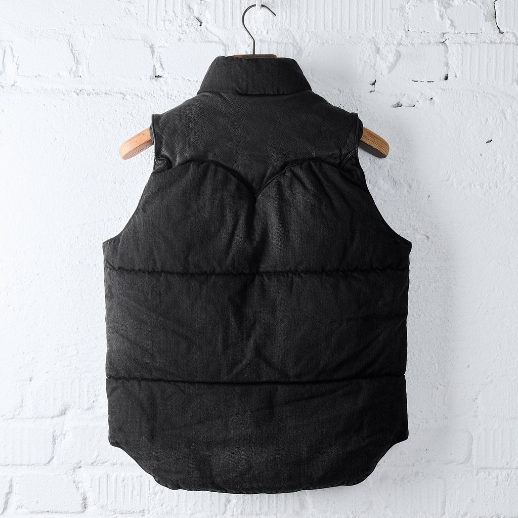rocky mountain featherbed | down vest black denim - Bild 2