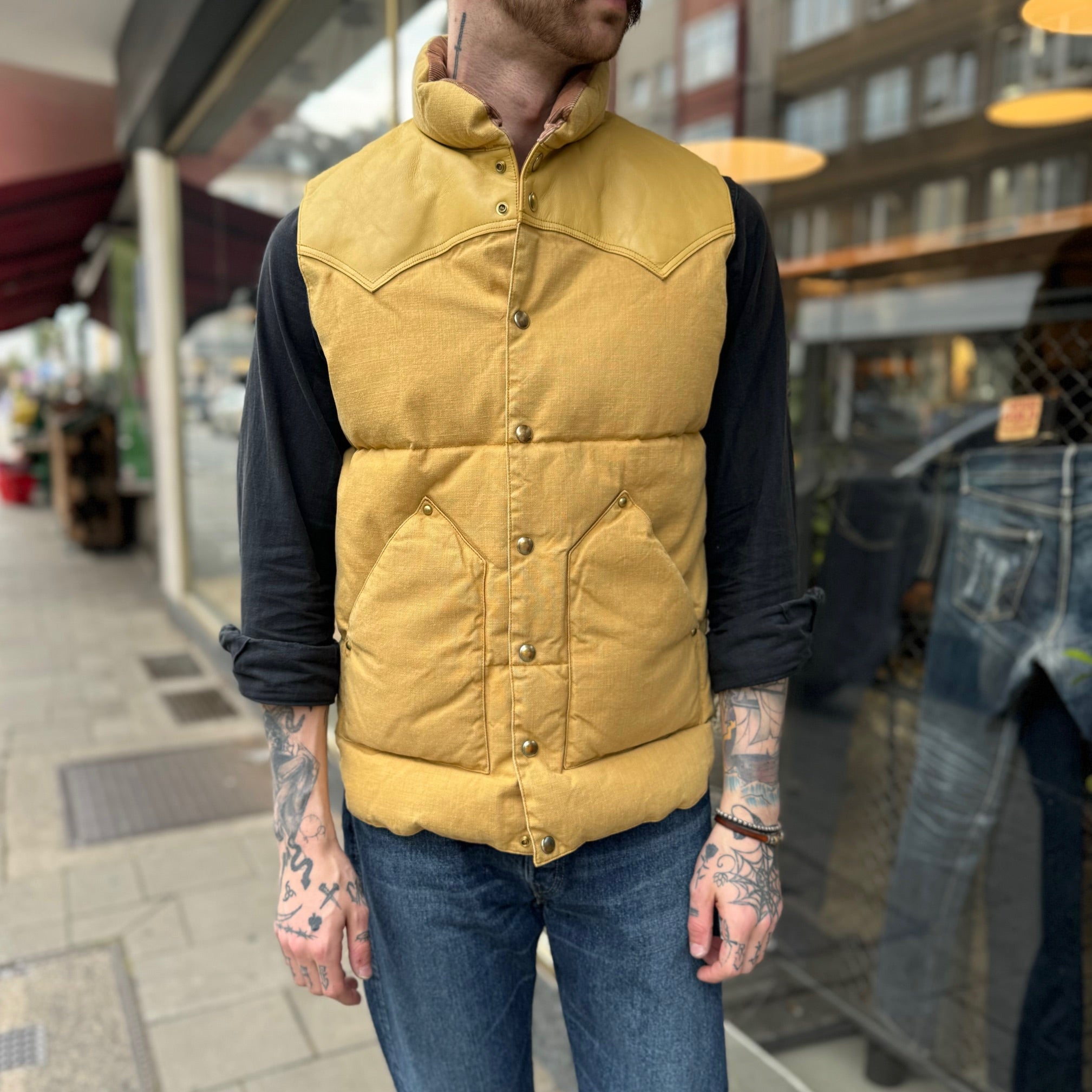 rocky mountain featherbed | down vest duck brown – stuf|f-official