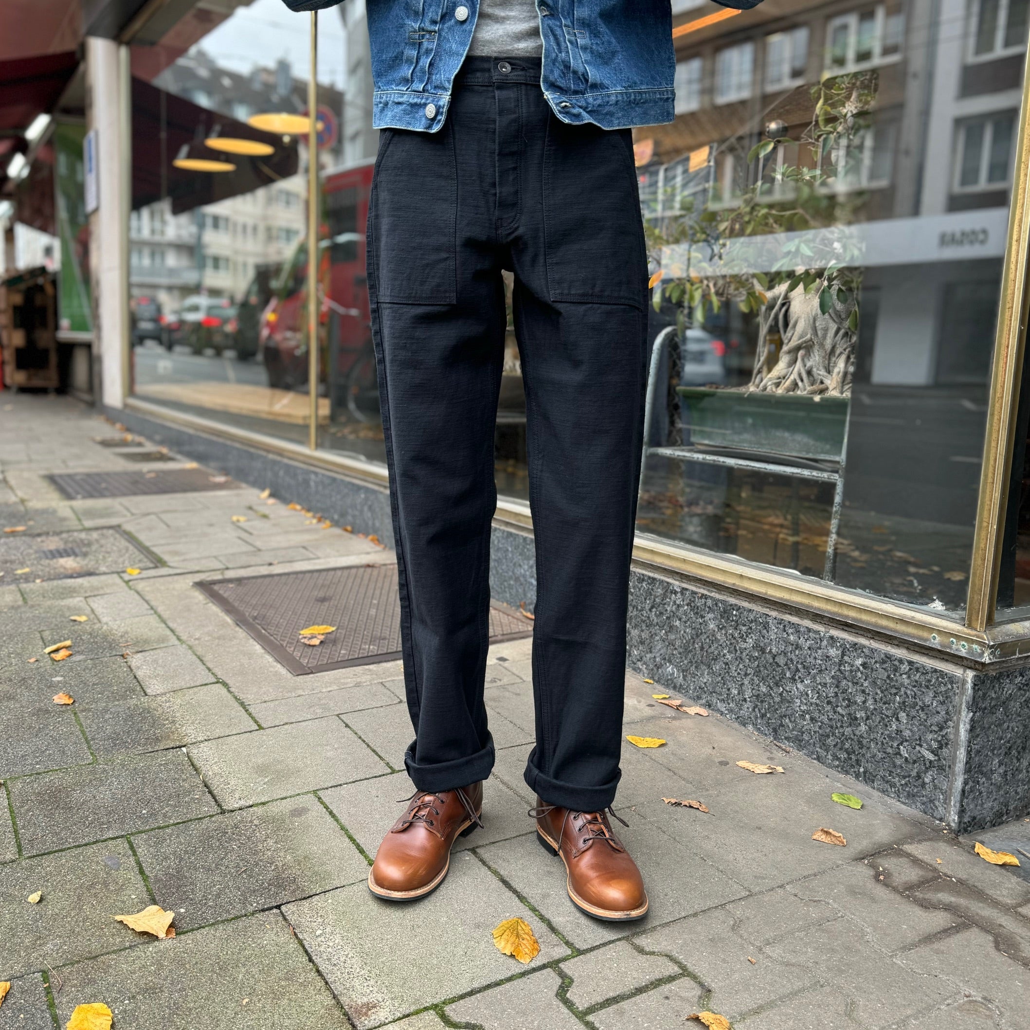 samurai sj52bk black baker pants - Main Image