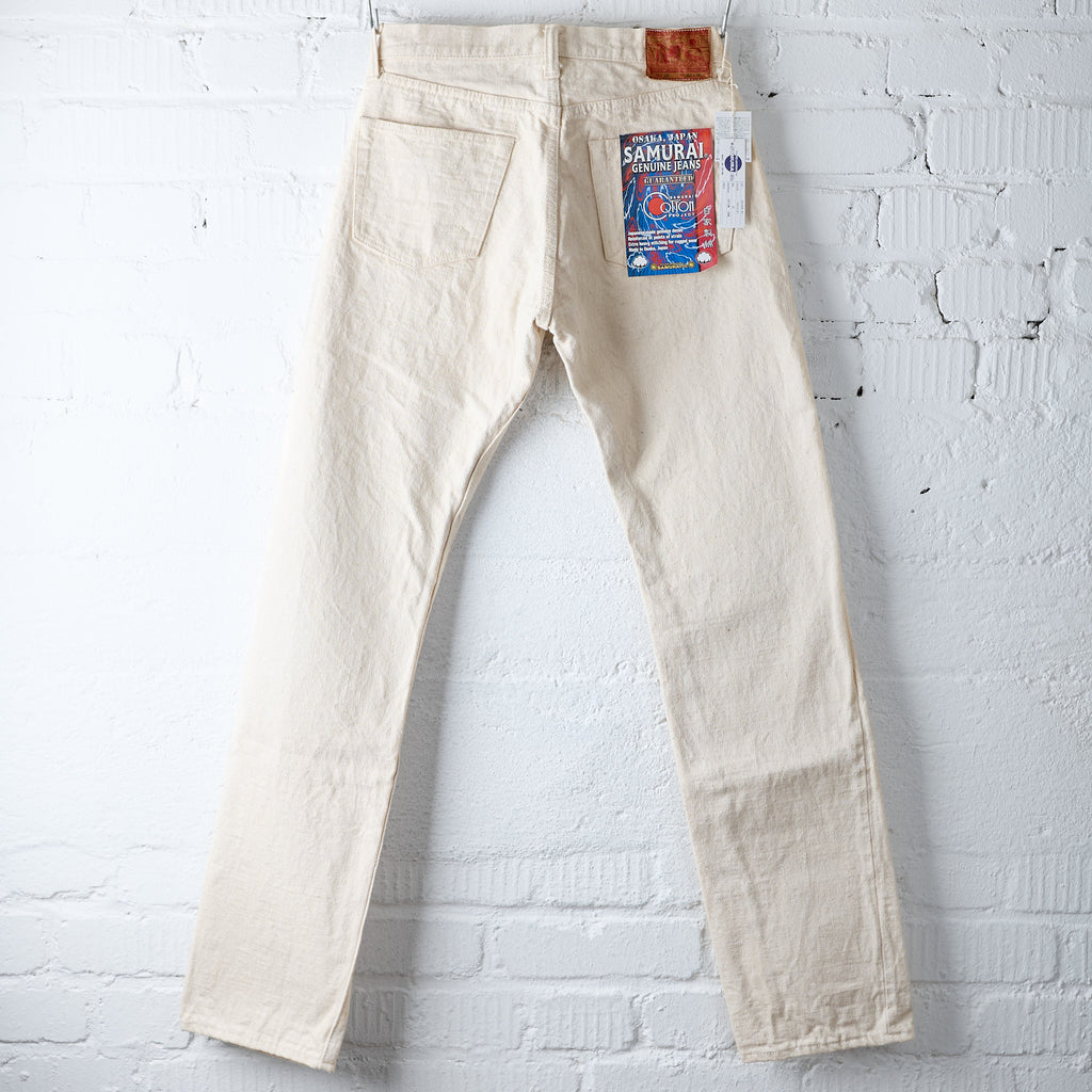 samurai | s510sc-ki "samurai cotton project" 18oz ecru selvedge denim - regular straight - Bild 2