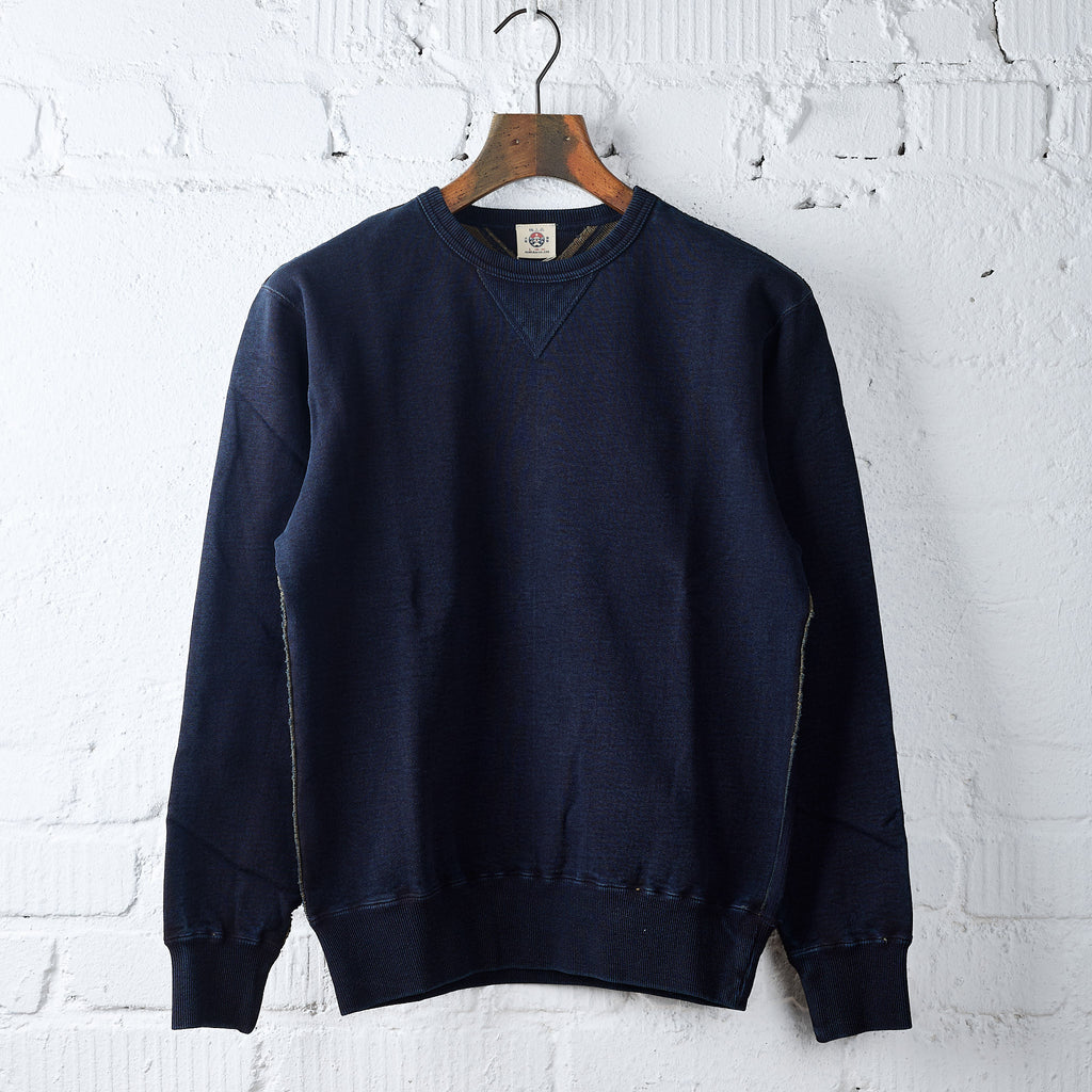 samurai | sis25-101 indigo-sweatshirt