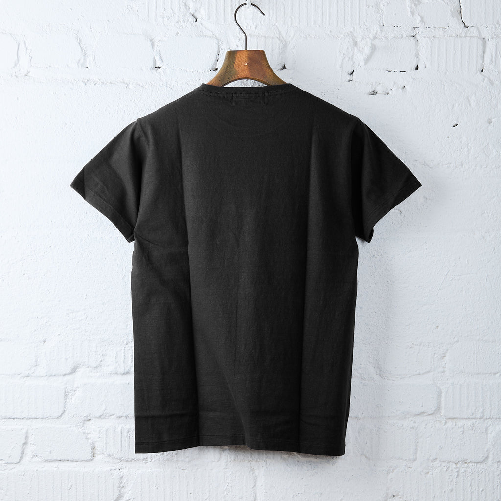 samurai x stuf|f | 1940s loopwheel crew neck tee - black - Bild 3