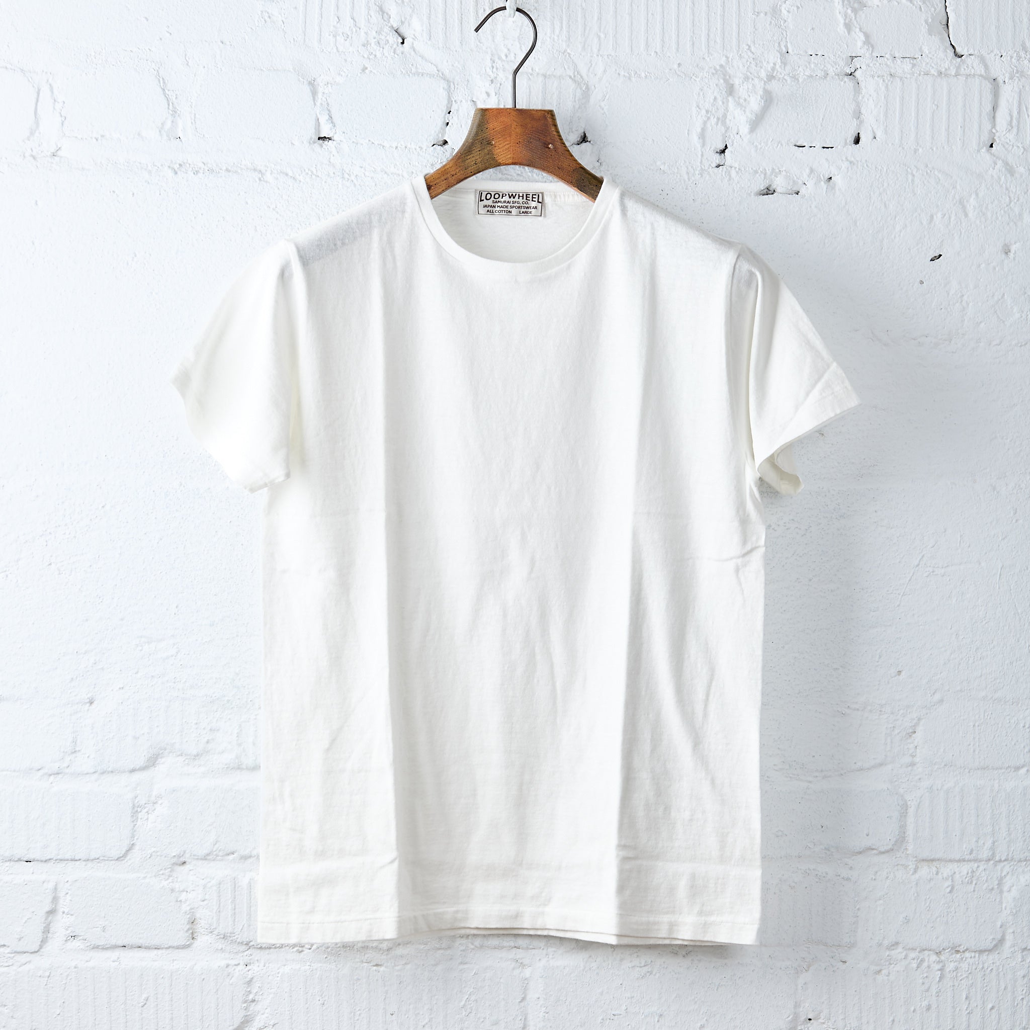 【レア】fra-foa RARE OF THE LOOP ホワイトTシャツ L samurai x stuf|f | 1940s loopwheel crew neck tee - white – stuf|f