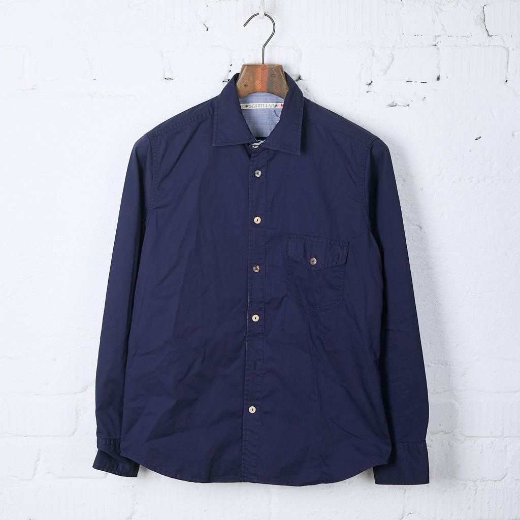 scarti lab | shirt 312 sg514 - navy