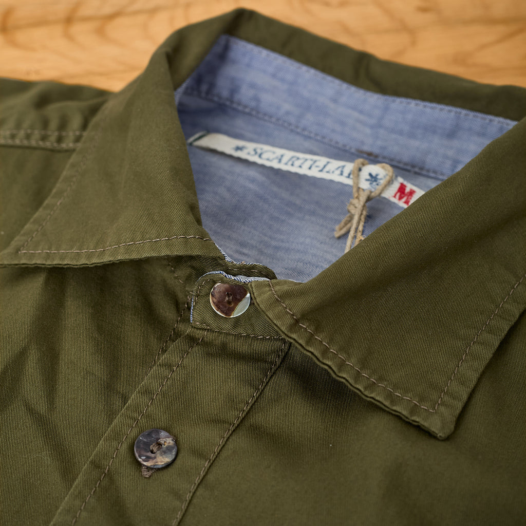 scarti lab | shirt 312 sg514 - olive - Bild 5