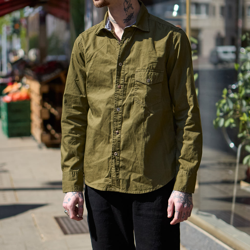 scarti lab | shirt 312 sg514 - olive - Bild 2