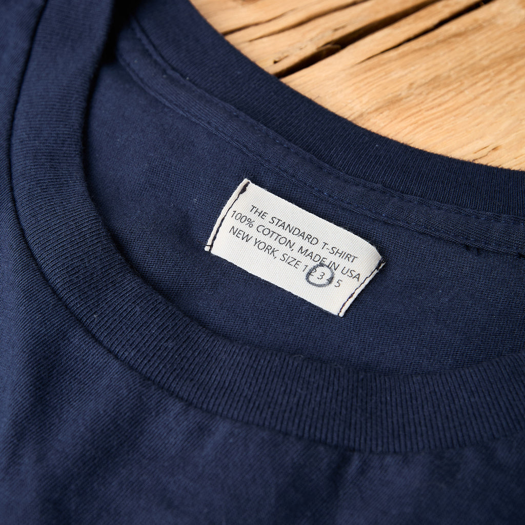 sfg | the standard print t-shirt "flingern new york" - navy - Bild 4