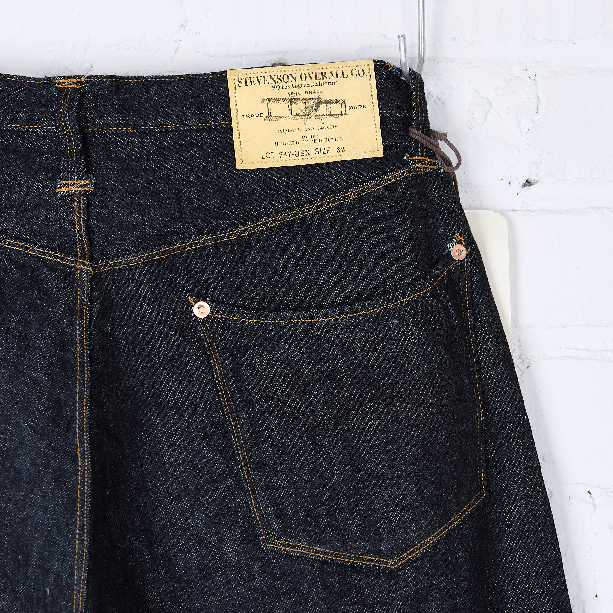 stevenson overall co. | san francisco 747 one wash indigo 13oz