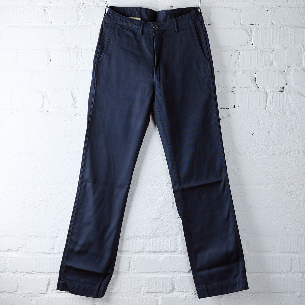 studio d'artisan | navy 1910 khaki cotton chino