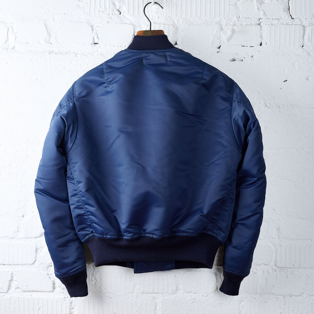 studio d'artisan | 4623 indigo ma-1 flight jacket 4