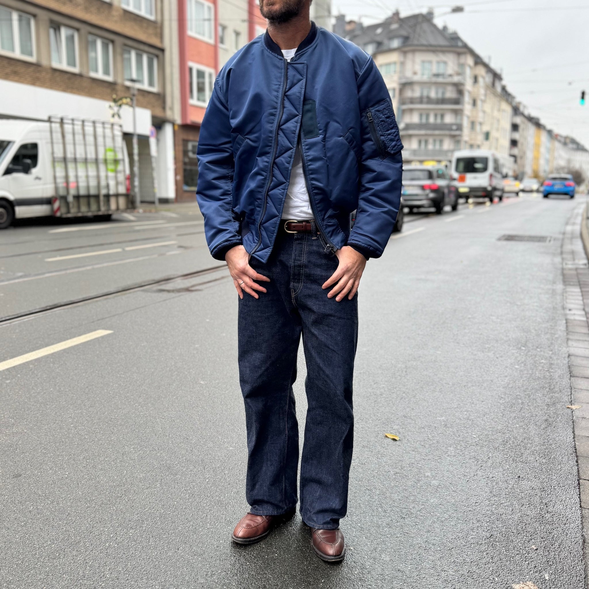 margetokyo ブルゾン studio d'artisan | 4623 indigo ma-1 flight jacket – stuf|f-official