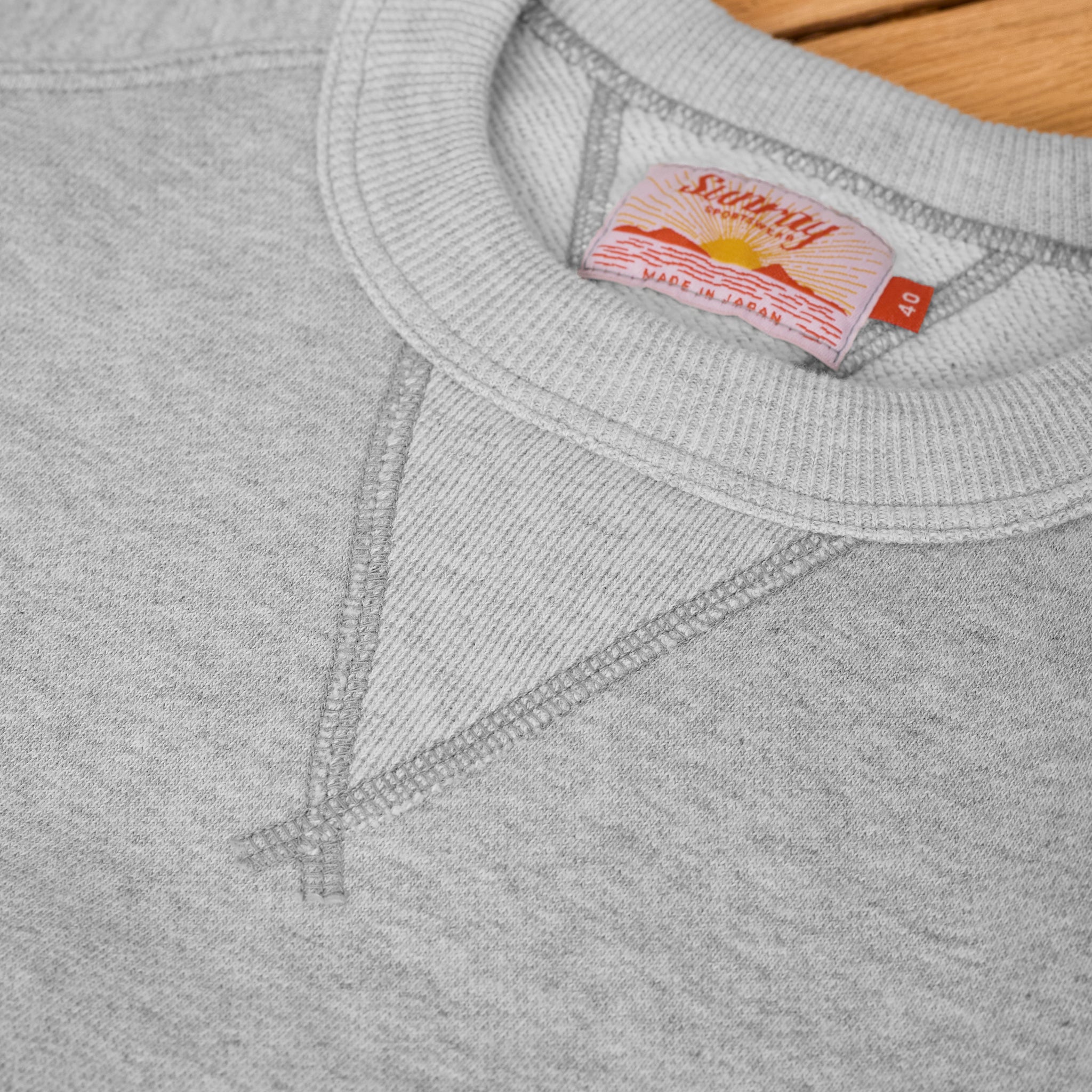 sunray sportswear | waialua s/s sweatshirt - hambledon grey